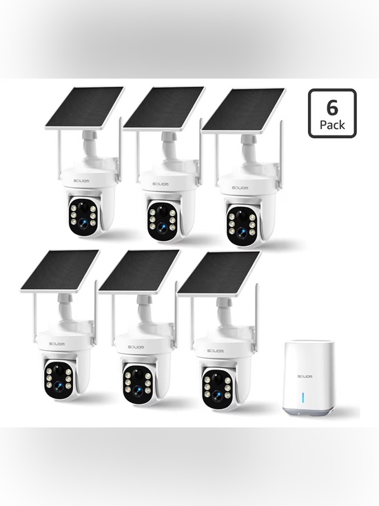 Other - SOLIOM Solar Powered Outdoor Security Camera - White